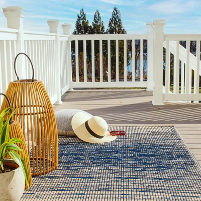 Outdoor Rug Plastic Straw Rug Waterproof Patio Kensi