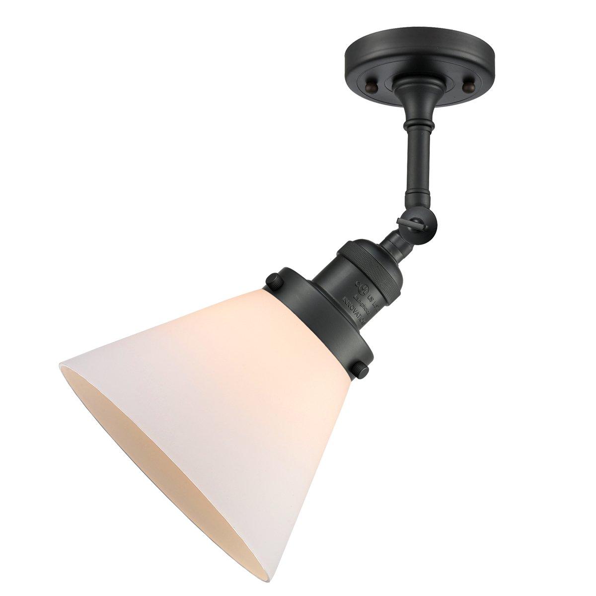 Restoration Swivel Arm Convertible Light - Frosted Glass