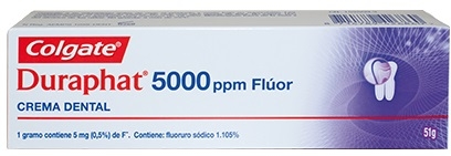 Colgate Duraphat 5000 ppm Flúor Crema Dental 51 gr