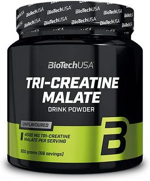 BioTechUSA Tri-Creatine Malate 300 gr - Augmente les performances physiques Goûter Neutre