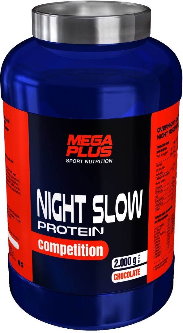 Mega Plus Night Compétition Protéine Lente 2 Kg Goûter Chocolat au lait