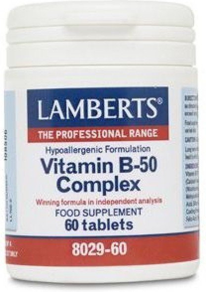 Lamberts Vit B 50 Complexe 60 Comprimés