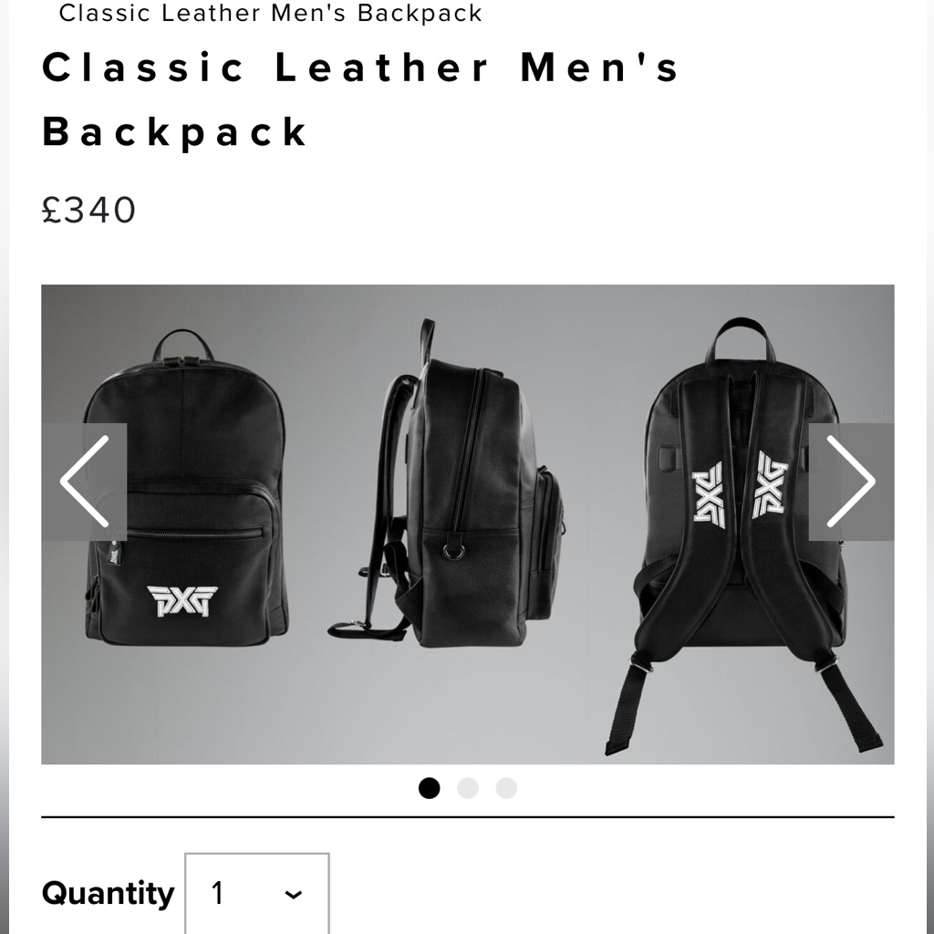 Classic Leather Men’s Backpack