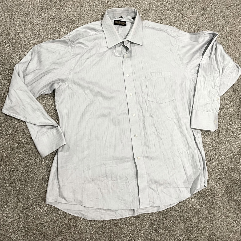 Donald Trump Light Gray Button Down Dress Shirt