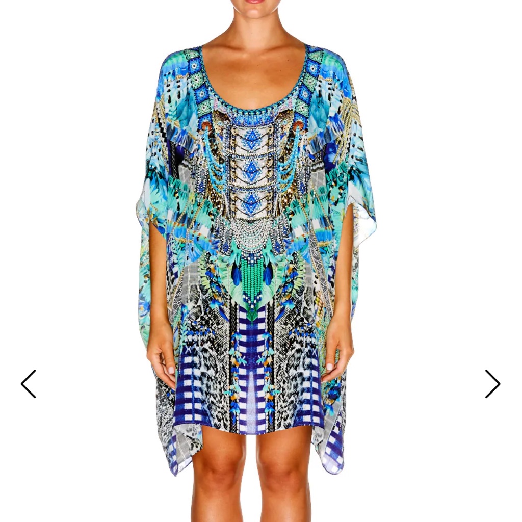 Camilla Short Round Neck Kaftan Leave Me Wild