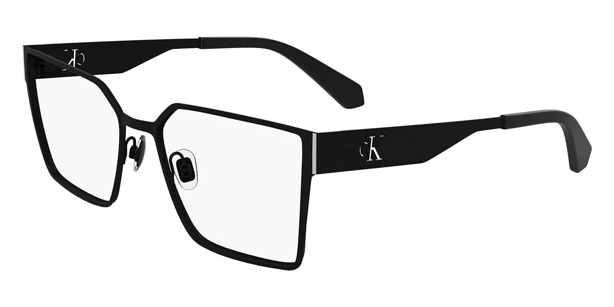 Calvin Klein Jeans CKJ24209 001 Women’s Eyeglasses Black Size 55 - Blue Light Block Available