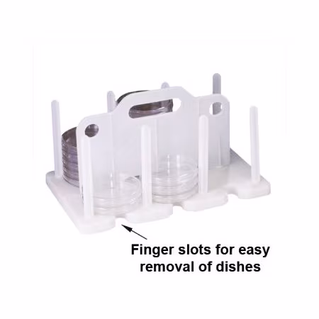 Petri Dish Rack, Autoclavable