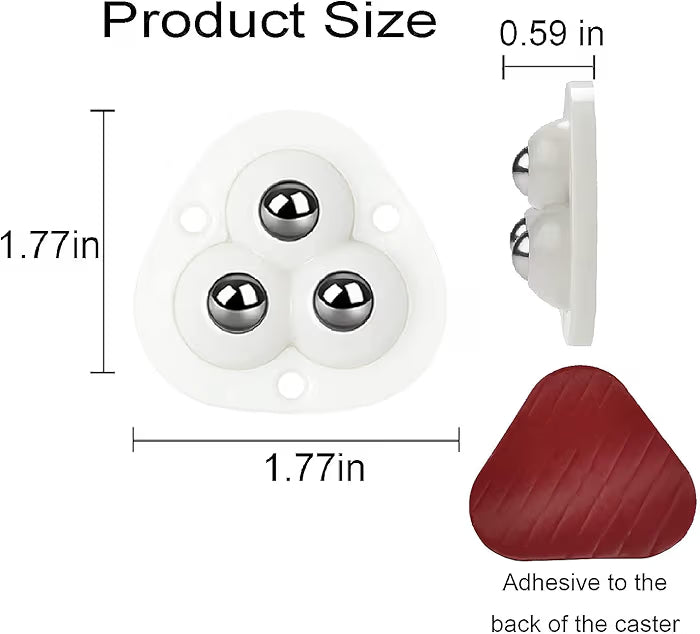 Heavy Furniture Moving Caster 3 Wheels