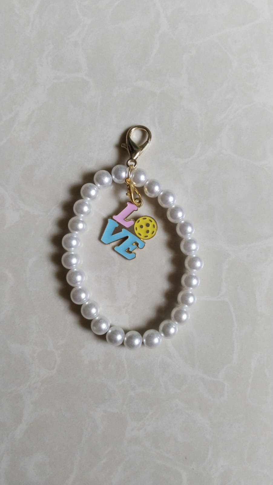 Phone Charm | Phone Strap | Cell Phone Strap With Crystal Beads and Pearls Bow Charm | Detachable Phone Wrist Strap, Hands-Free Keychain Phone Accessories for Women Girls